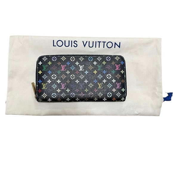 Louis Vuitton Monogram Canvas Murakami Multicolore Continental Zippy Wallet - Picture 3 of 15